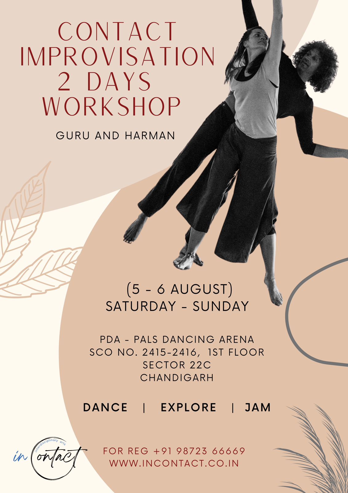 2 Day Contact Improvisation Workshop - Chandigarh