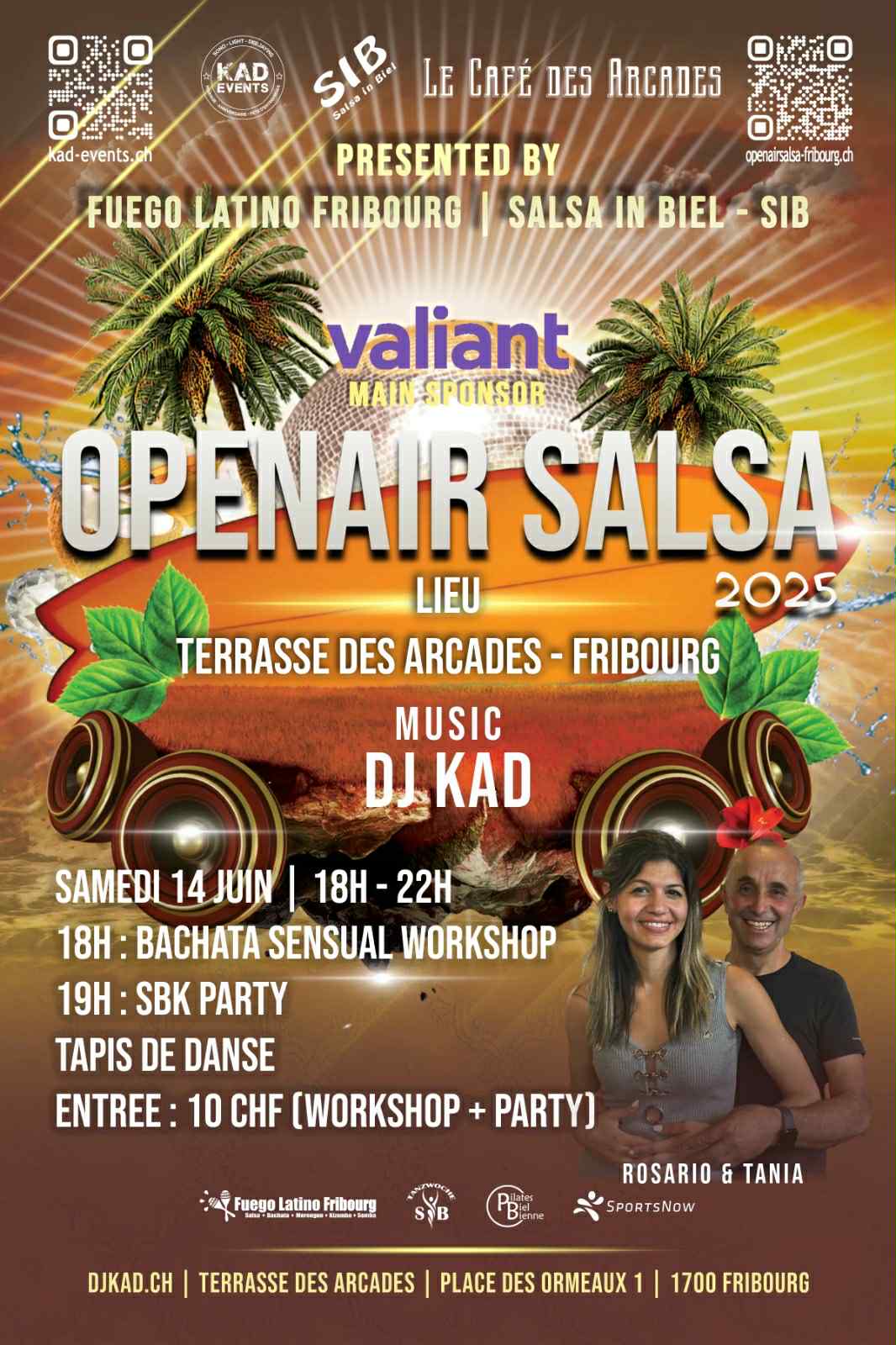 ★OPENAIR SALSA I★I Terrasse des Arcades Fribourg★