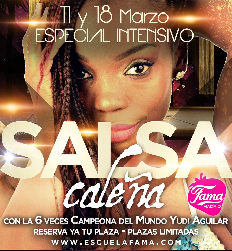 Intensivo de Salsa Caleña con Yudi Aguilar campeona del mundo