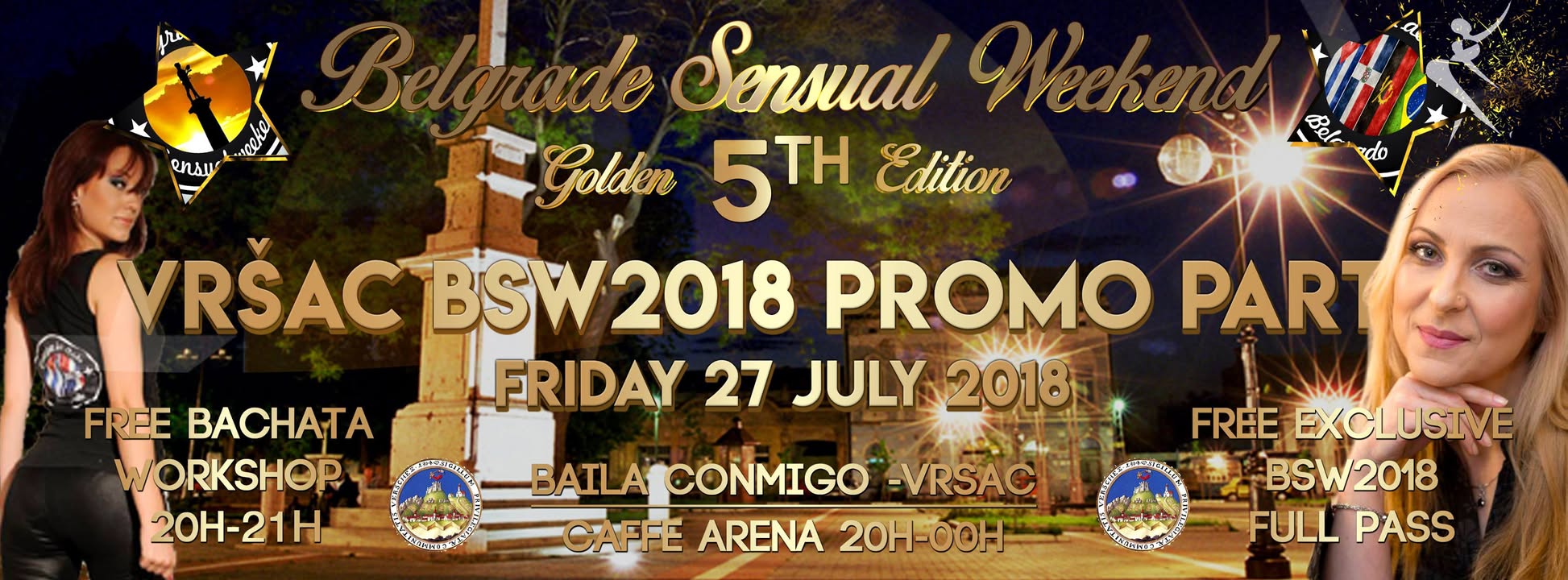 Vršac BSW 2018 Promo Party - Free Bachata Workshop + Full Pass