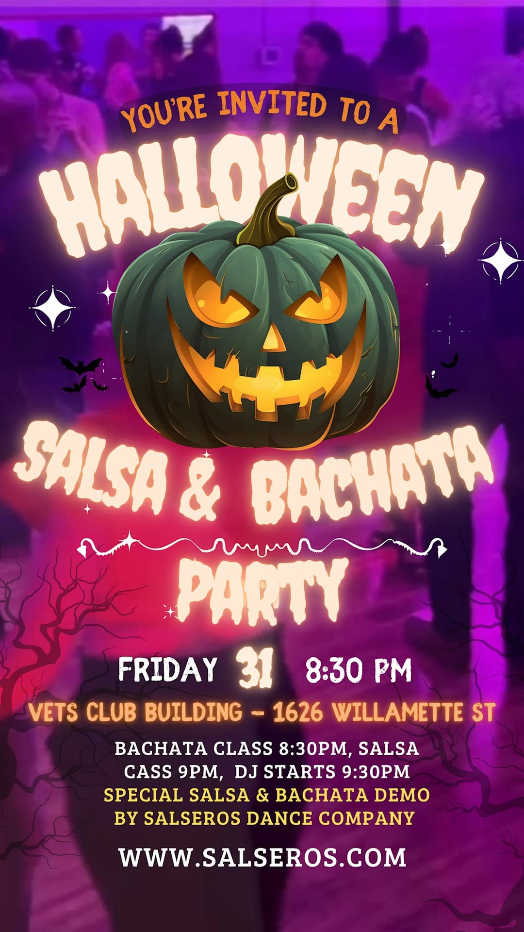 Halloween Salsa & Bachata Party & Special Performance