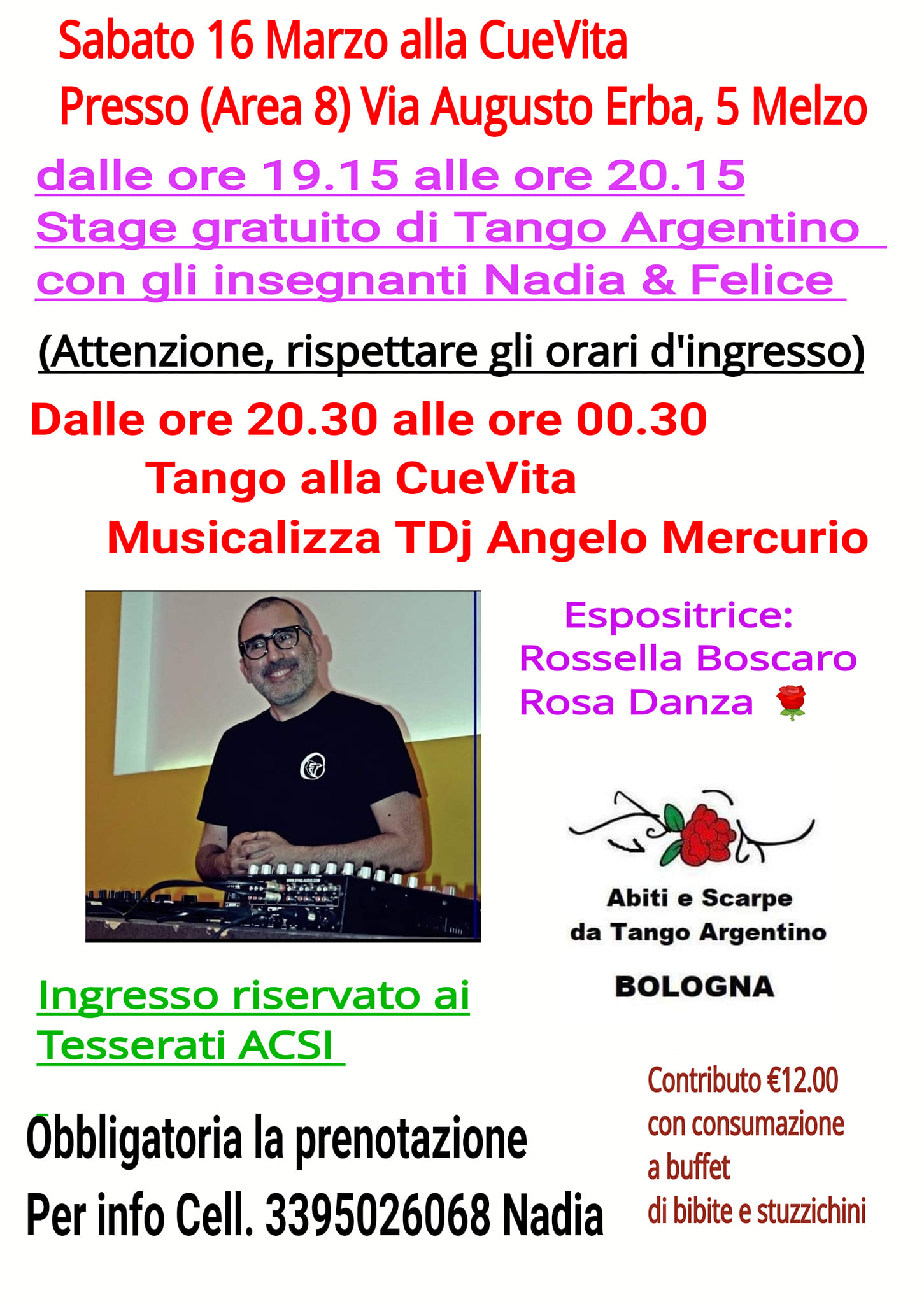 Tango alla CueVita
