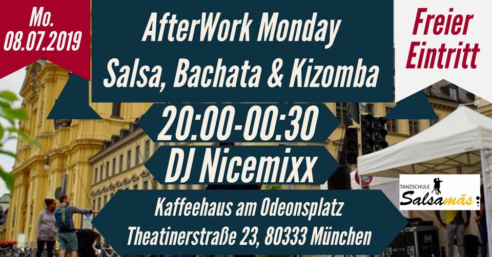 AfterWork Salsa Party im Kaffeehaus am Odeonsplatz