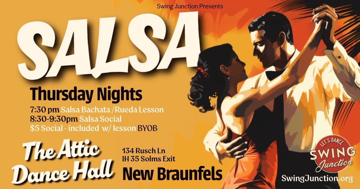 💃 SALSA NIGHT - Lesson and Social in New Braunfels