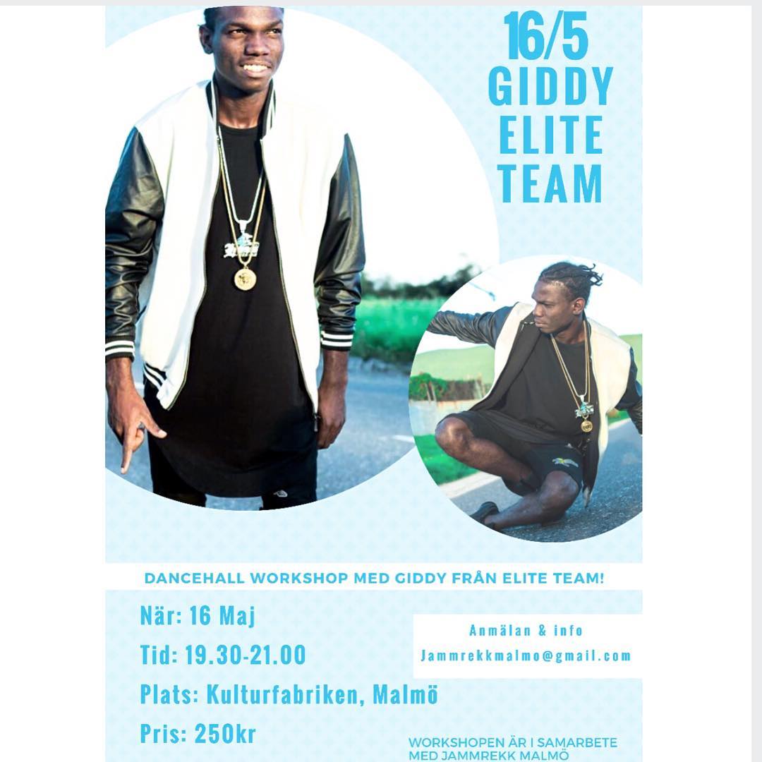 Dancehall workshop Giddy Elite Team