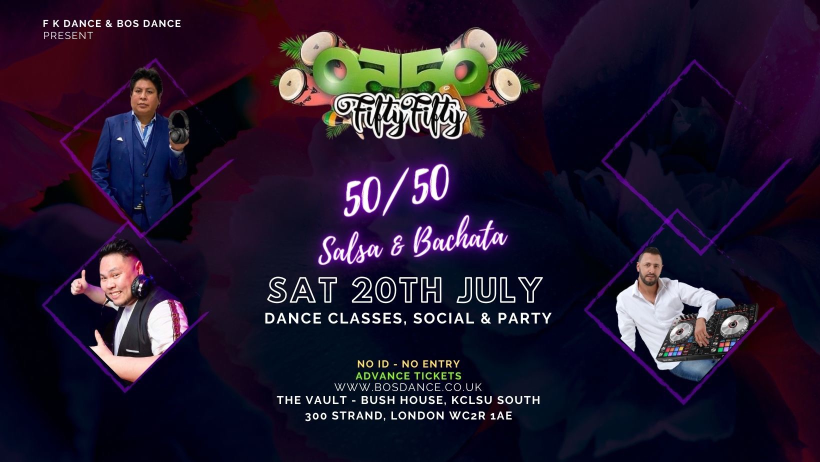 5050 Salsa & Bachata: AT THE VAULT