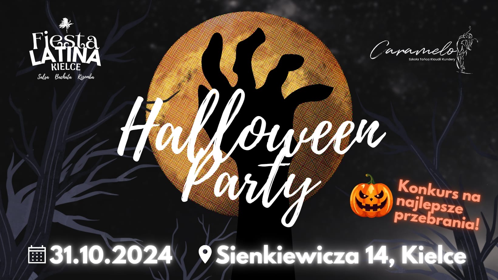Halloween Party 31.10.2024 Caramelo & Fiesta Latina Kielce!🎃👻