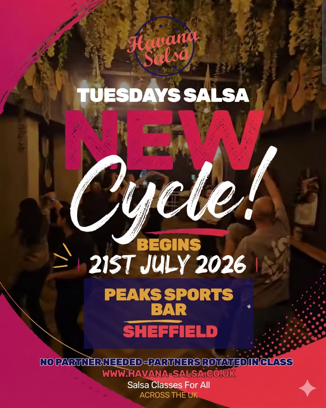 A brand-New SALSA CYCLE is officially launching and it’s tailor-made for absolute beginners!