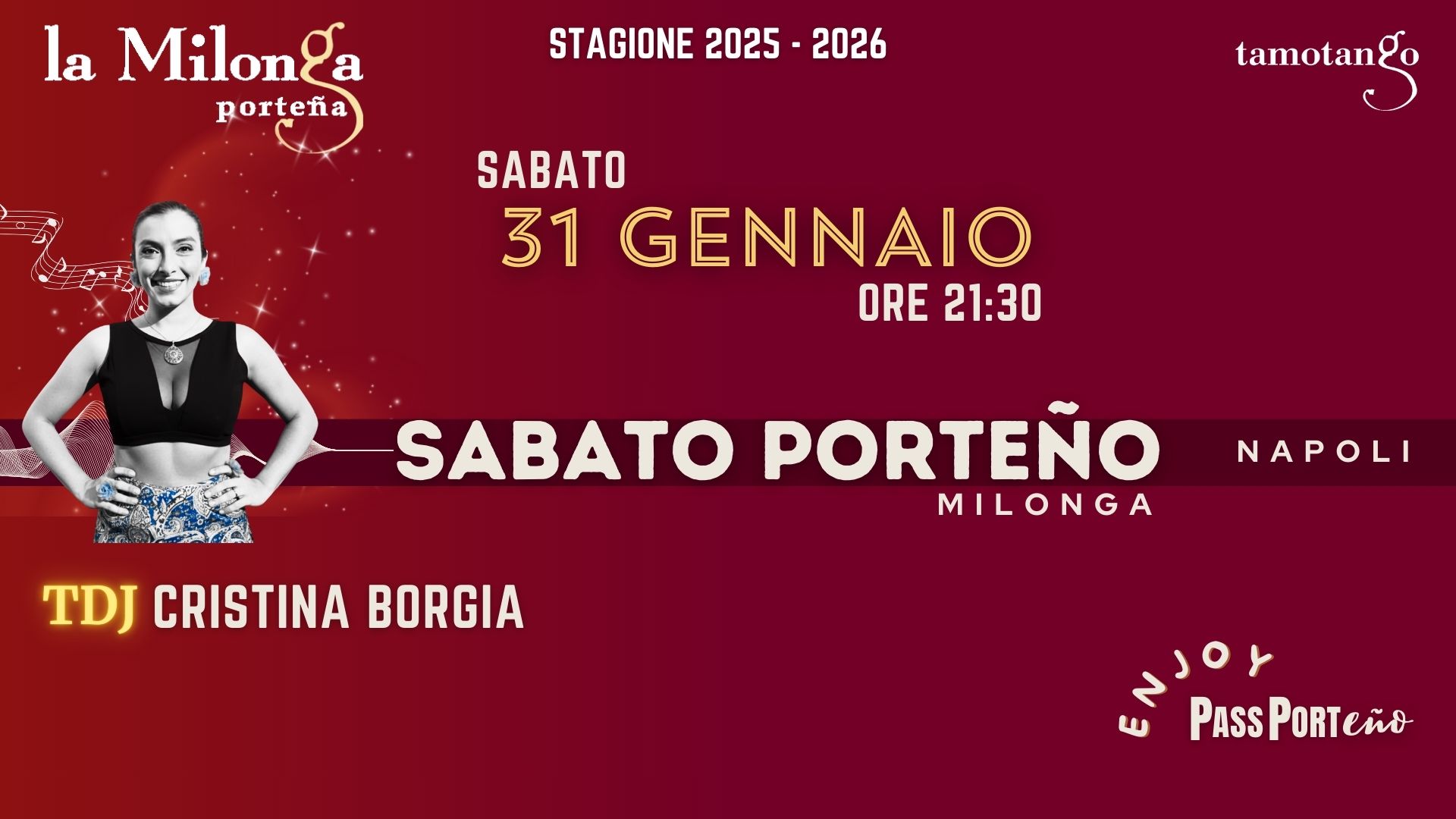 Sabato Porteรฑo - TDJ Cristina Borgia