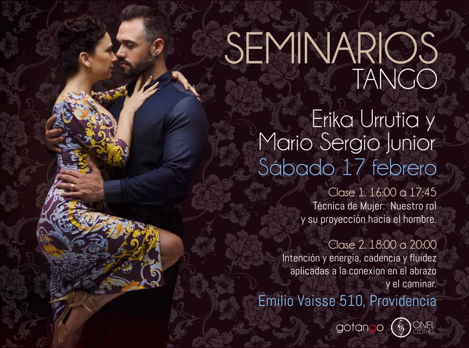 Seminarios Tango por Erika Urrutia y Mario Junior