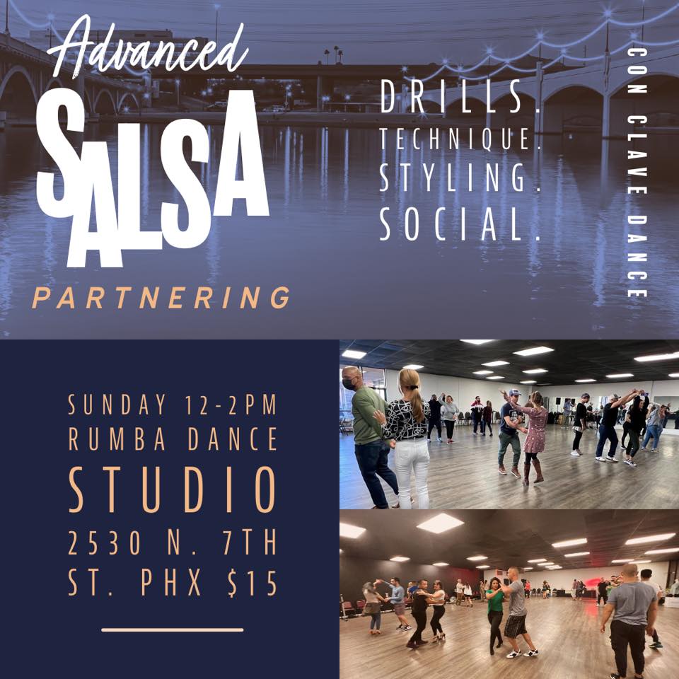 Sunday Advanced Salsa Partnering with Con Clave Dance!