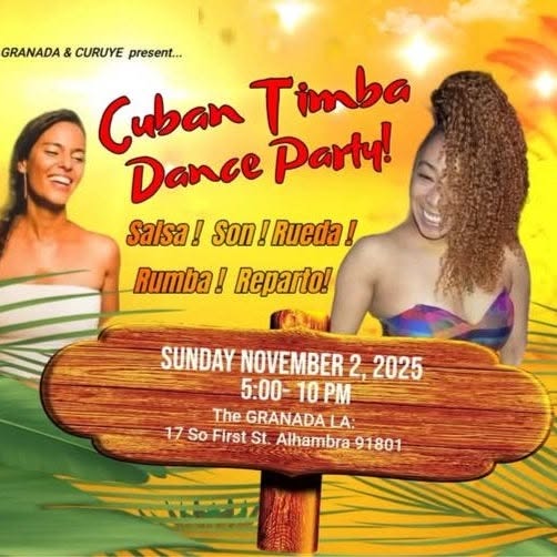 CURUYE’s CUBAN SALSA TIMBA DANCE PARTY!