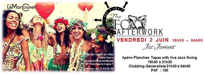 FOX Drink & Food & Dance PARTY Vendredi 2 Juin 2017