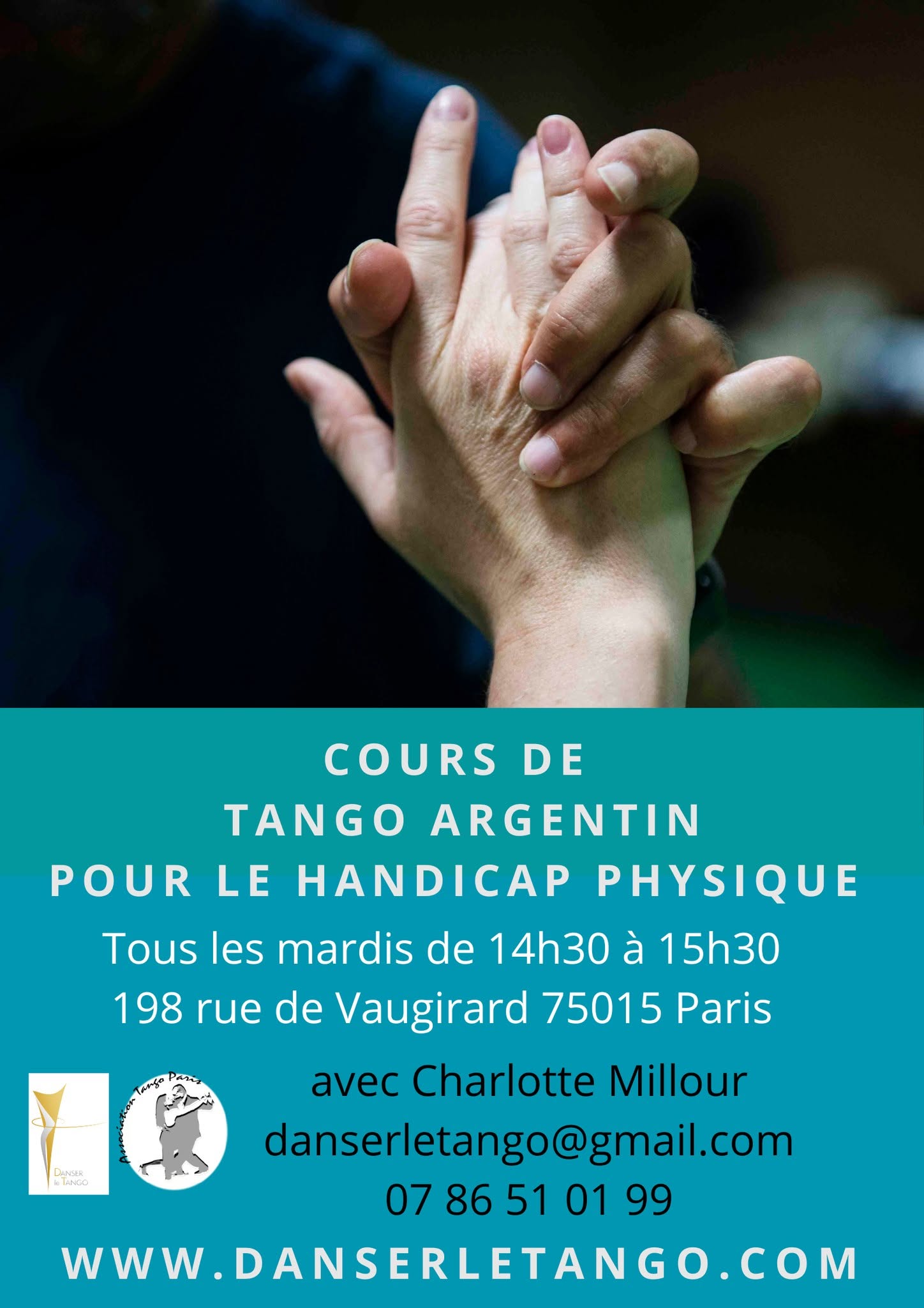 Cours de Tango pour la santé, le handicap et la rééducation