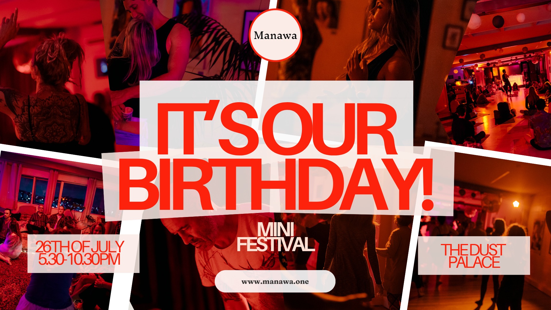 Manawa Ecstatic Dance, Birthday Festival!