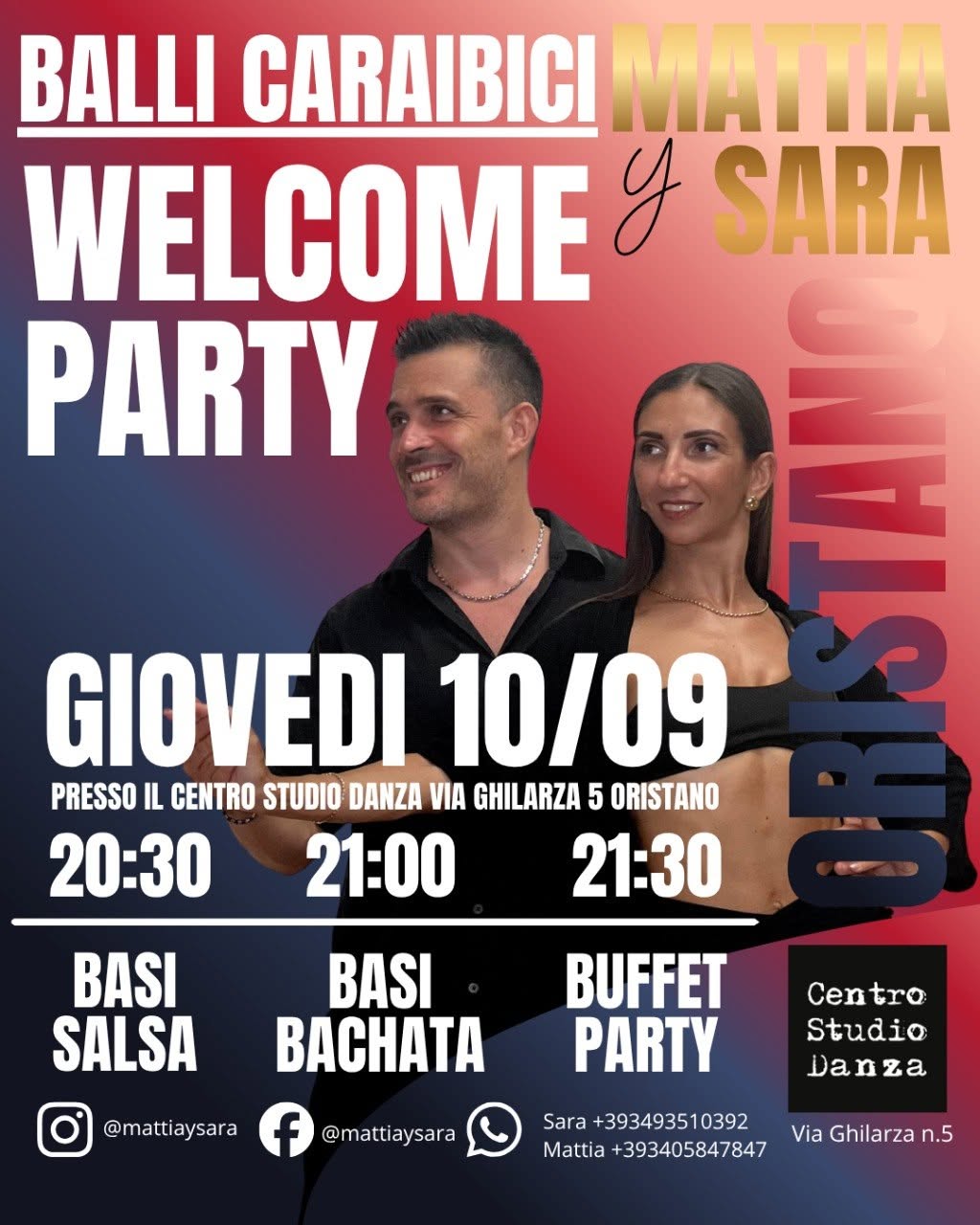 Open Day & Welcome Party Caraibico 💃🕺