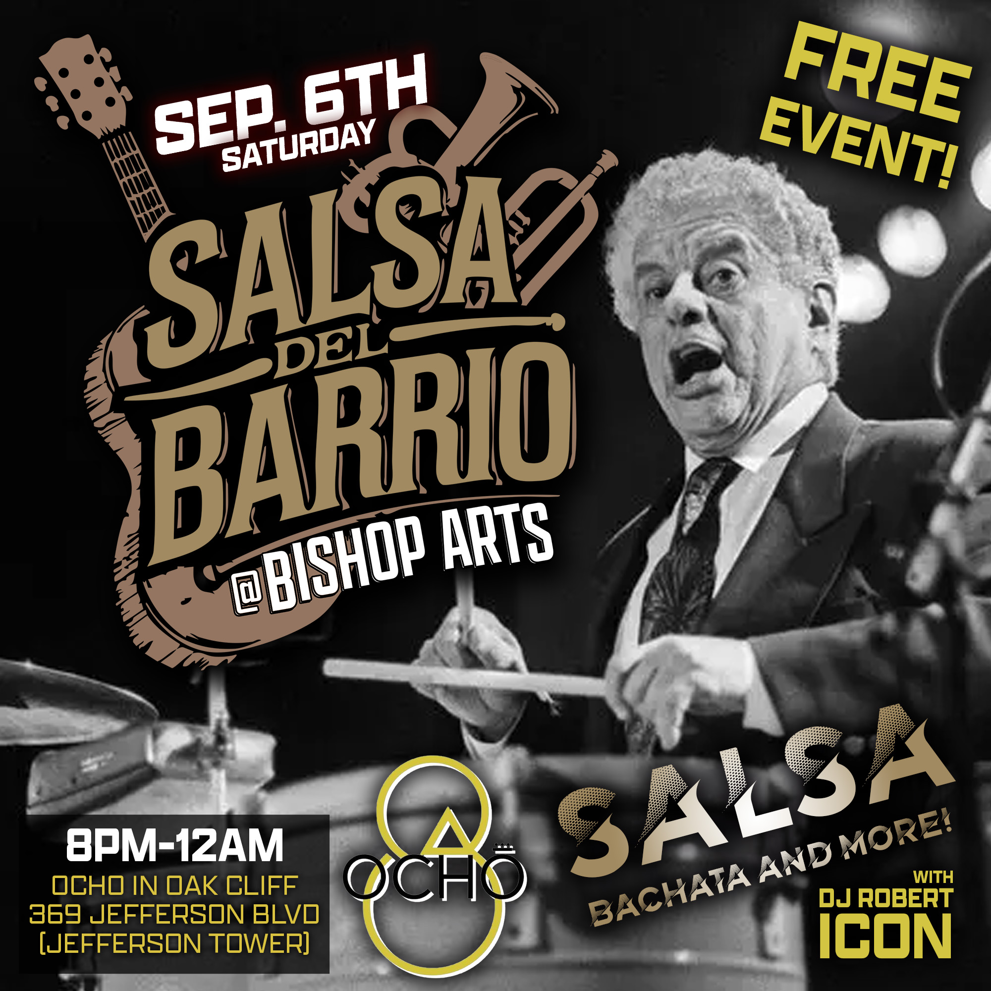 Salsa del Barrio in Oak Cliff! - September Edition