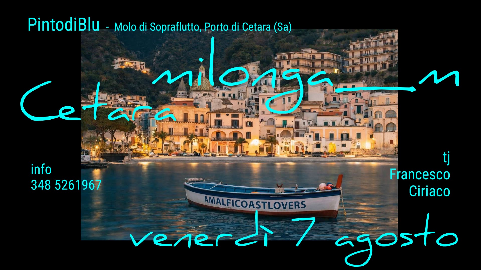 m i l o n g a _ m 🐟 ⚓ Cetara 💦 🥽 - venerdì 7 agosto