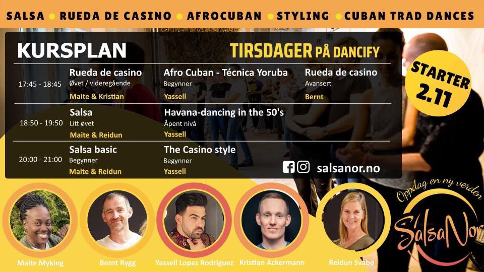 Kursrunde 2.11-7.12 SalsaNor Oslo