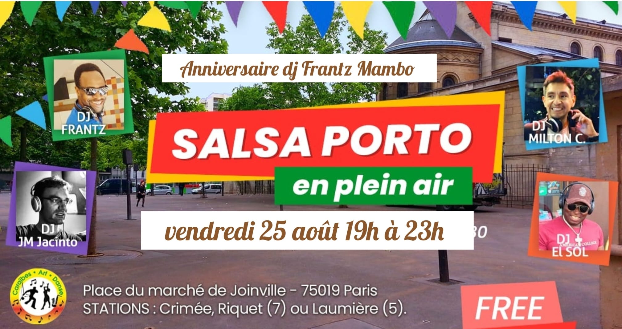 Mambo Avenue en plein air & anniv dj Frantz