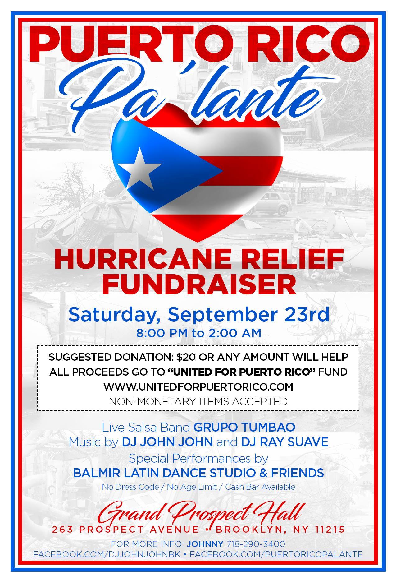 Balmir joins Puerto Rico Pa'lante Hurricane Relief Fundraiser