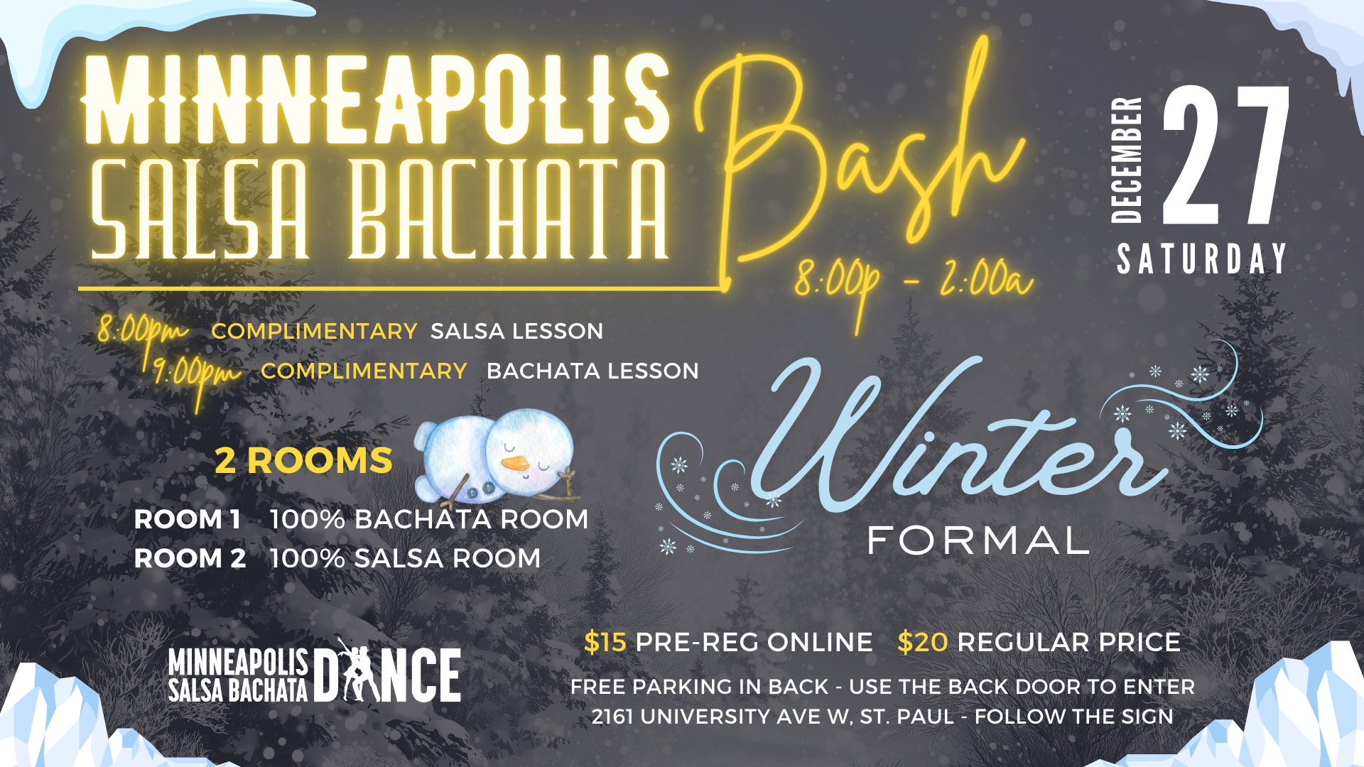 MINNEAPOLIS SALSA BACHATA BASH WINTER FORMAL