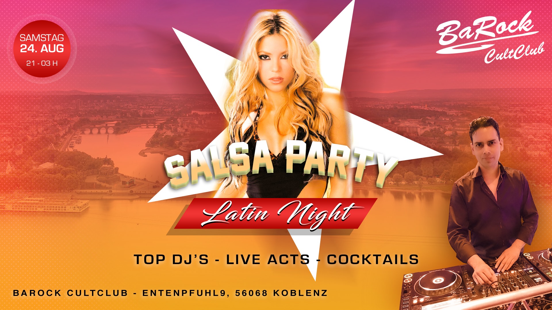 Salsa Latin Night ist zurückgekehrt ! Barock Koblenz