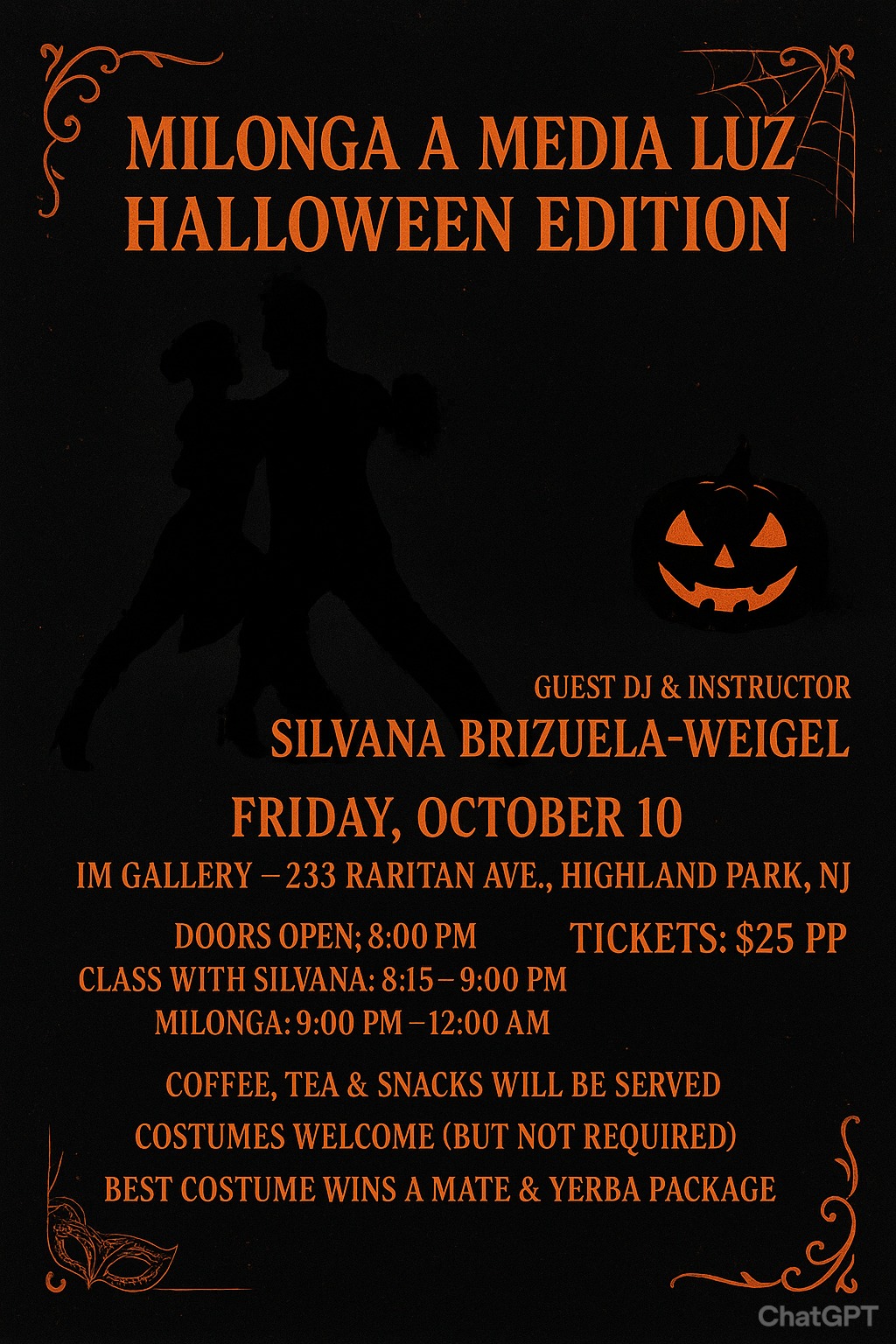 Milonga A Media Luz Halloween Edition π»β¨