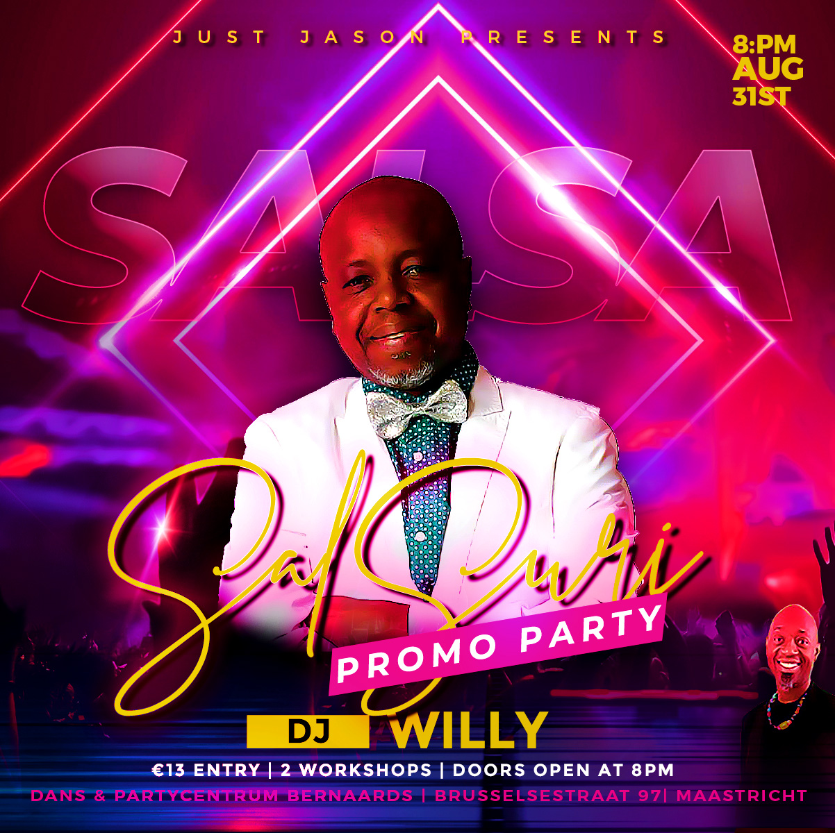 Salsuri Promo Party with the world renowned DJ Willy!