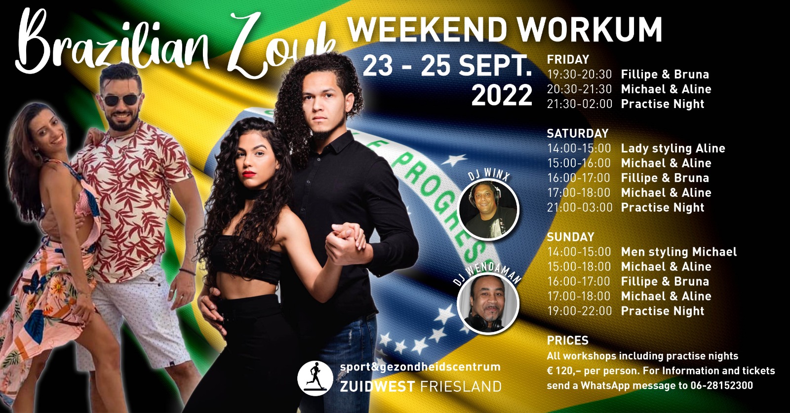 Brazilian Zouk Weekend with Michael & Aline + Felipe & Bruna