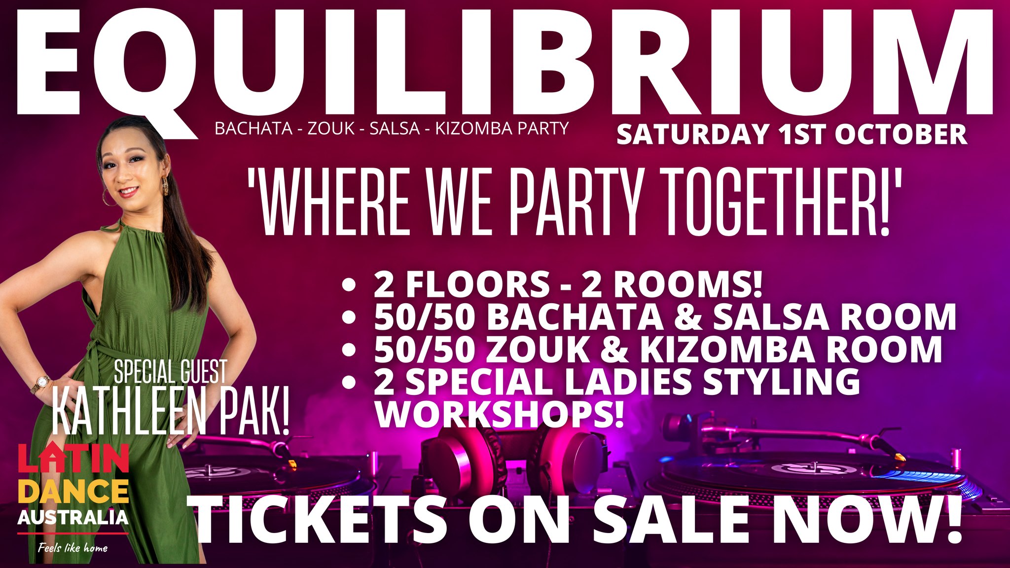 EQUILIBRIUM - BACHATA ZOUK SALSA KIZOMBA NIGHT!