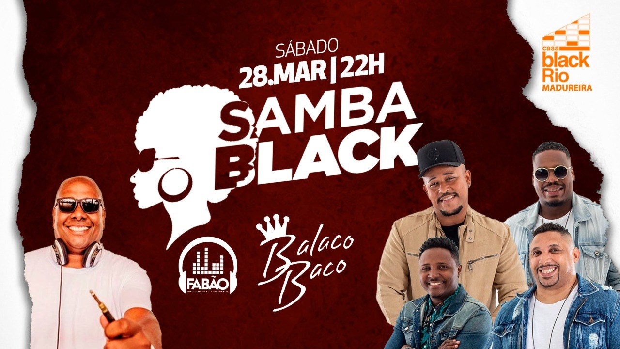 Samba Black com BalacoBaco