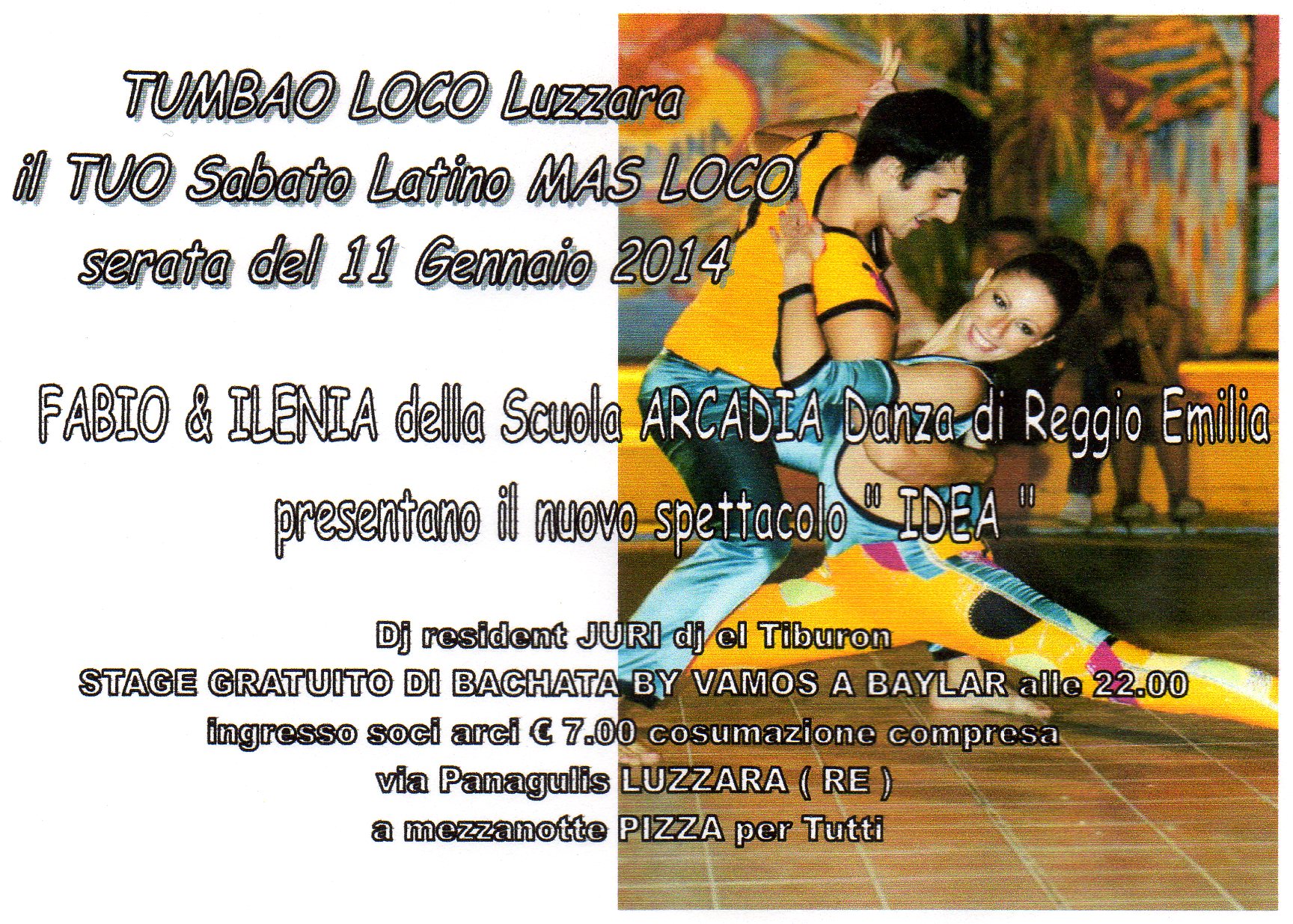TUMBAO LOCO Luzzara il TUO Sabato Latino MAS LOCO