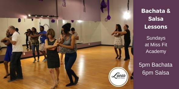 Salsa and Bachata Lessons this Sunday