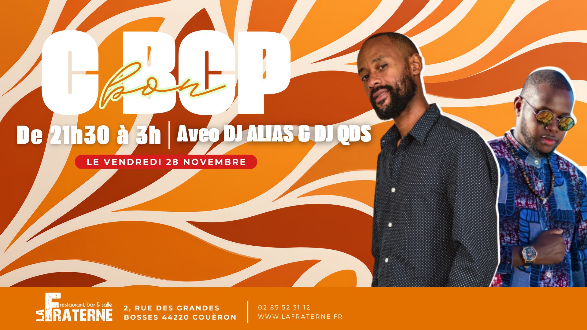 Soirée C BCP BON avec DJ ALIAS & DJ QDS ! ✨
