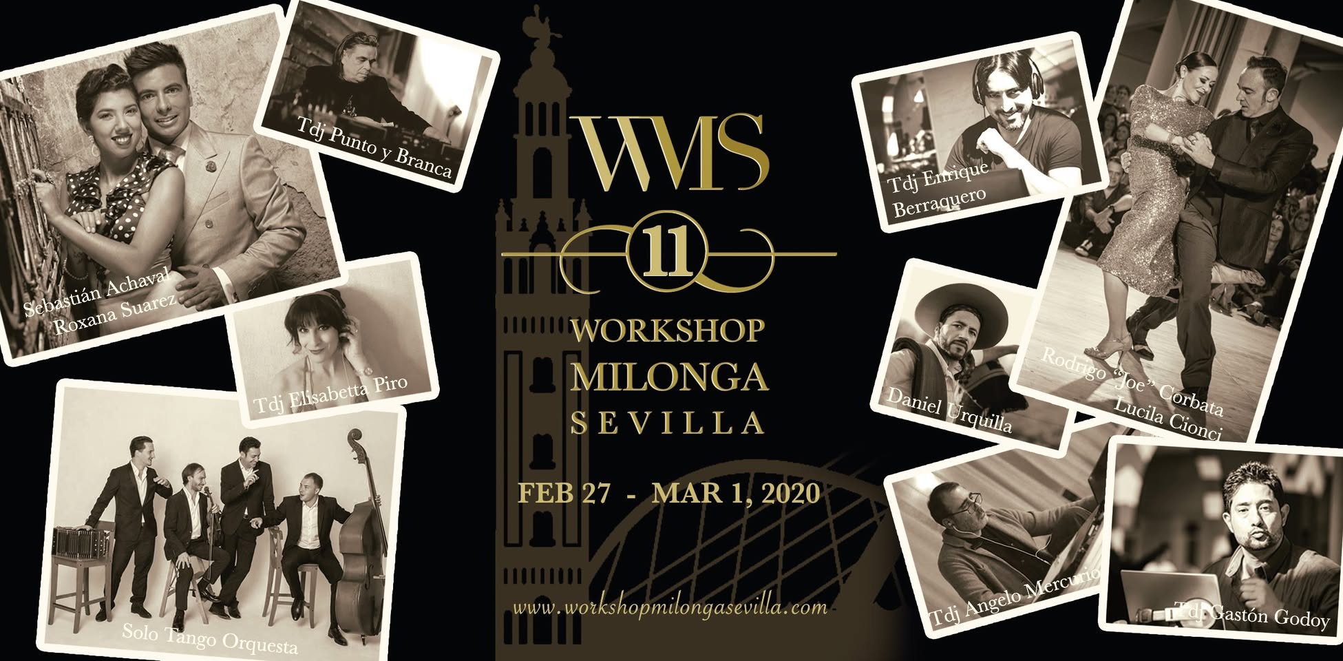 11º Workshop Milonga Sevilla - Feb 27 - Mar 1