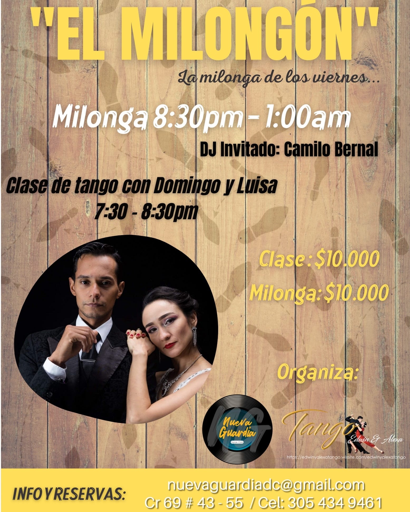 EL MILONGÓN "LA MILONGA DE LOS VIERNES EN MEDELLÍN"