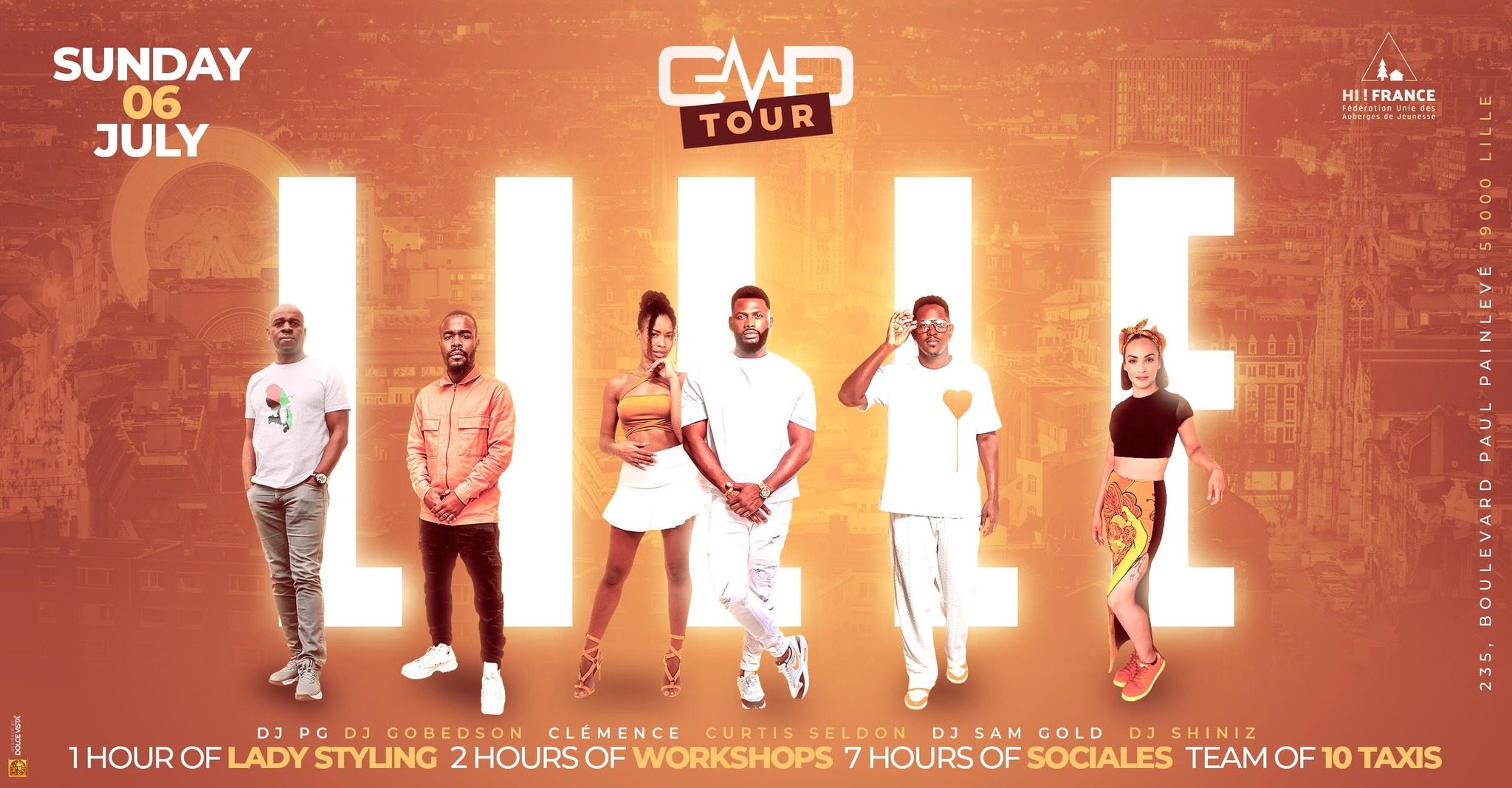 CMD TOUR Lille 2nd Edition - Chill Vibe's - Workshops & Social