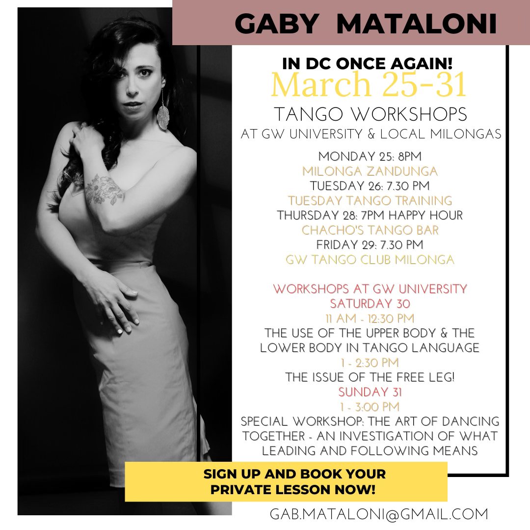 Gaby Mataloni in DC once again!