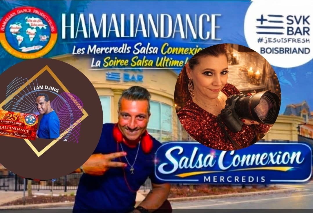 Les mercredi salsa connexion avec HamalianDance souvlaki bar boibriand