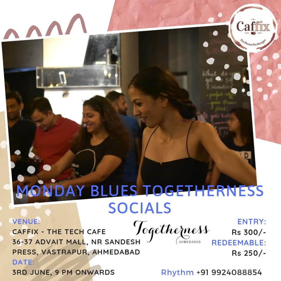 Monday blues togetherness- salsa bachata socials