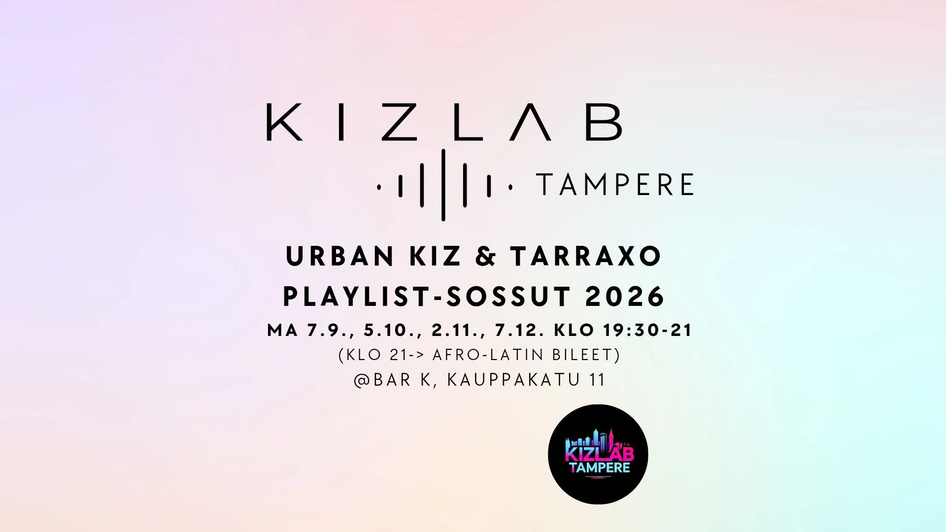 Urban Kiz & Tarraxo-sossut Bar K:ssa