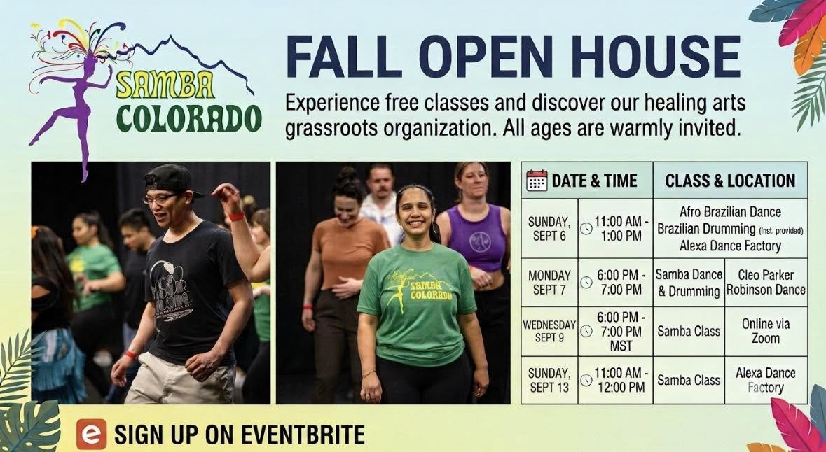 Samba Colorado - Fall Open House Free Classes