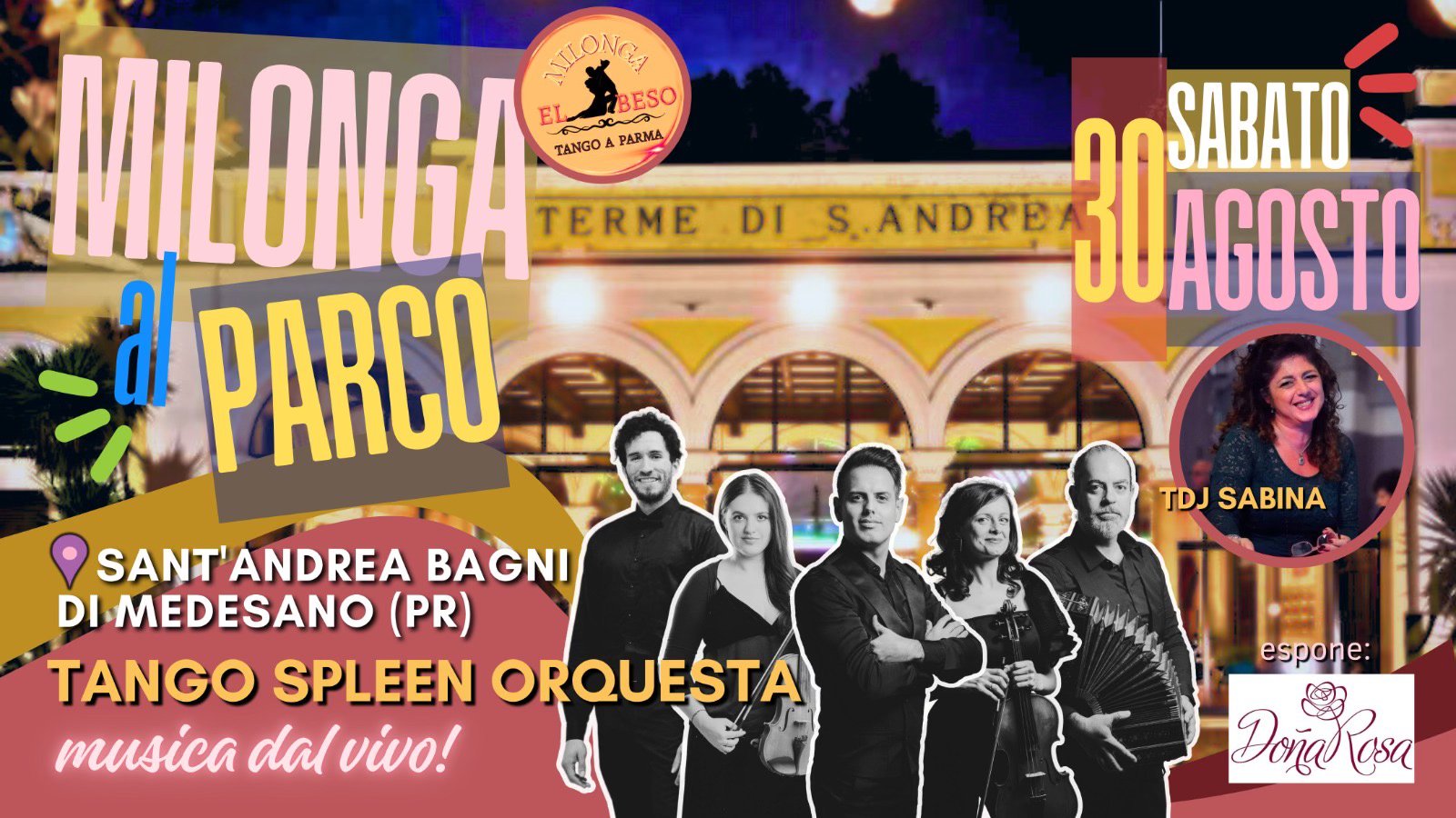 Milonga alle Terme Tango Spleen Orquesta Tdj Sabina Maressa