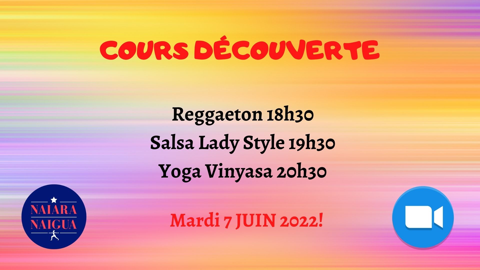 Cours Découverte de Reggaeton, Salsa & Yoga