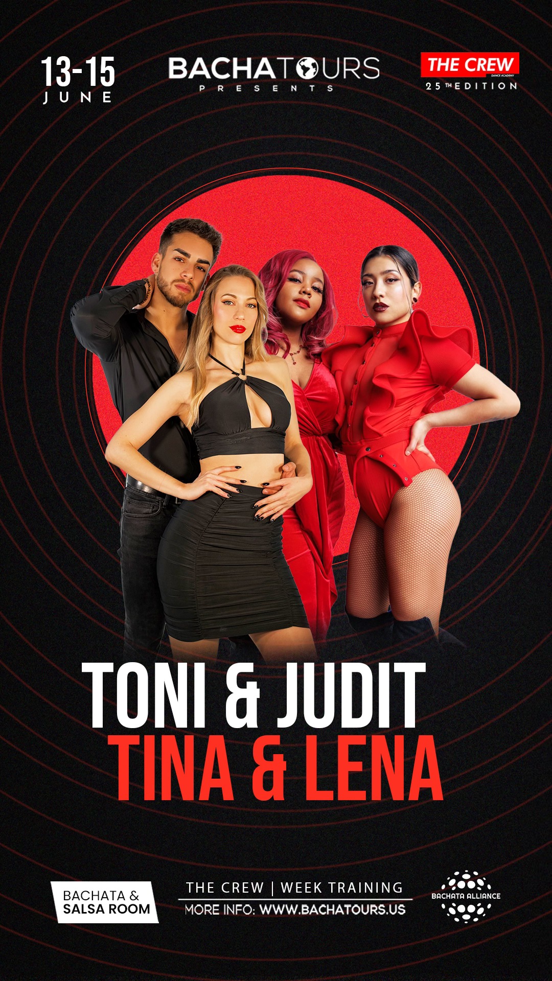 BACHATOURS ♕ Tina & Lena ♔ 🇺🇸 : Guest : Toni & Judit