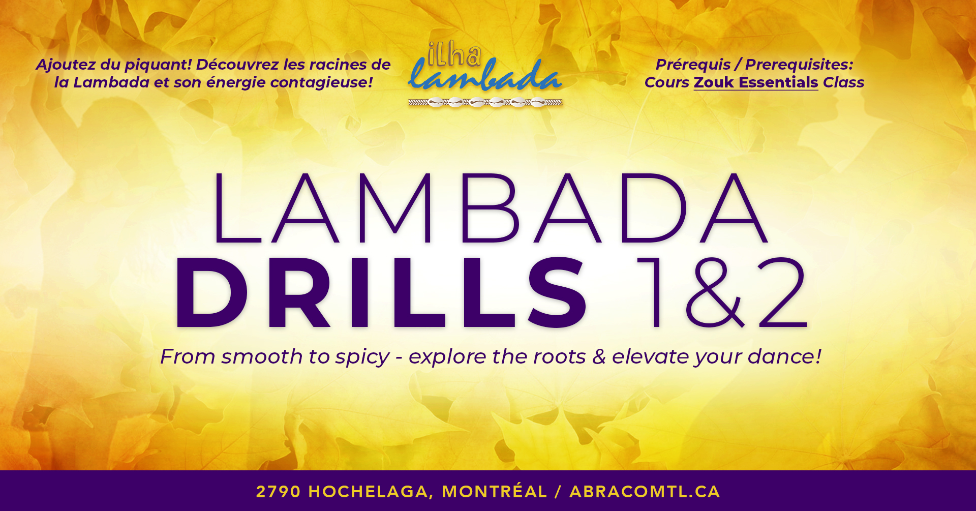 LAMBADA DRILLS (Level 1 & 2) w Ilha Lambada