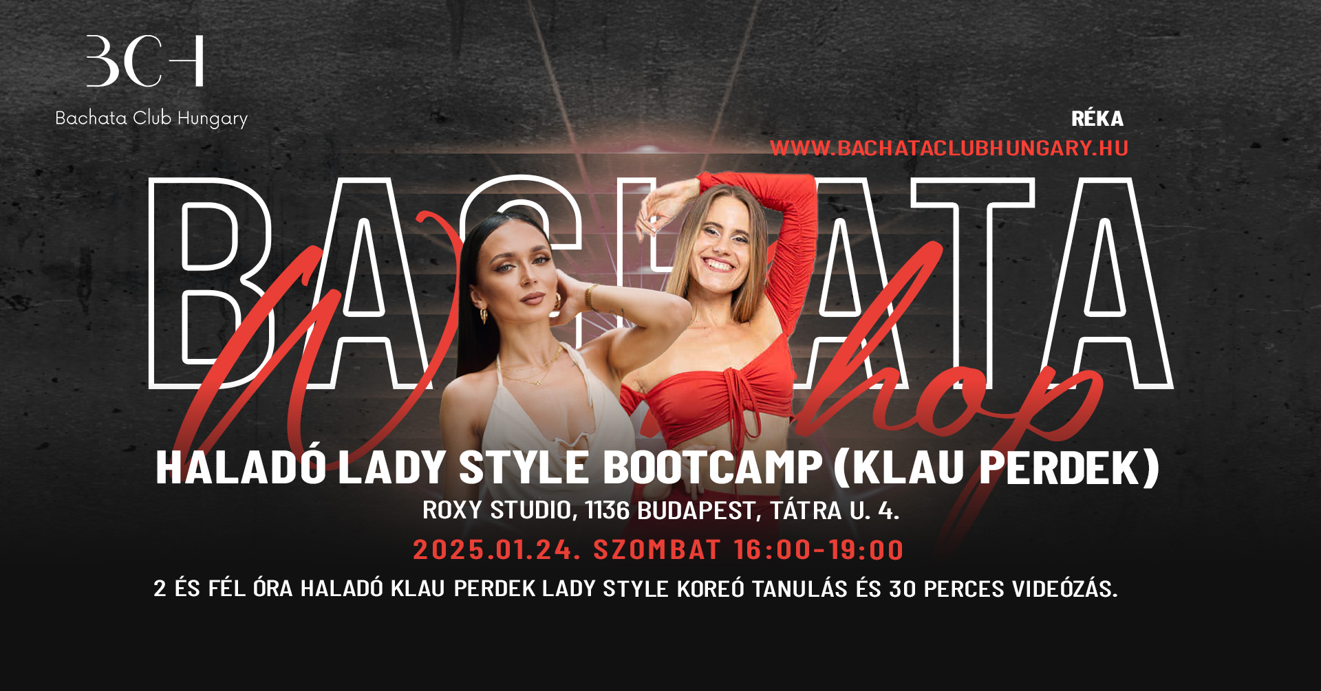 Klau Perdek Haladó Lady Style Bootcamp