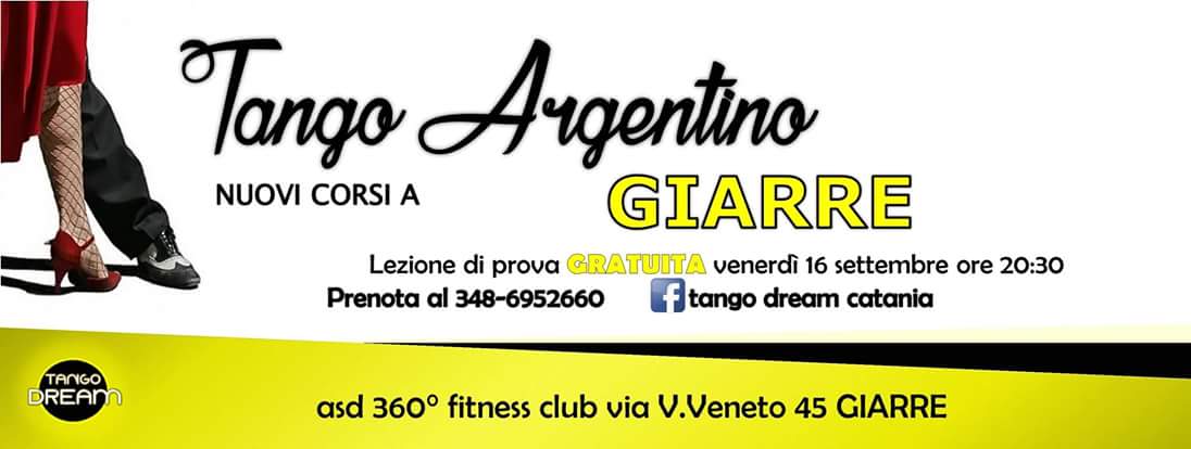 TANGO ARGENTINO A GIARRE