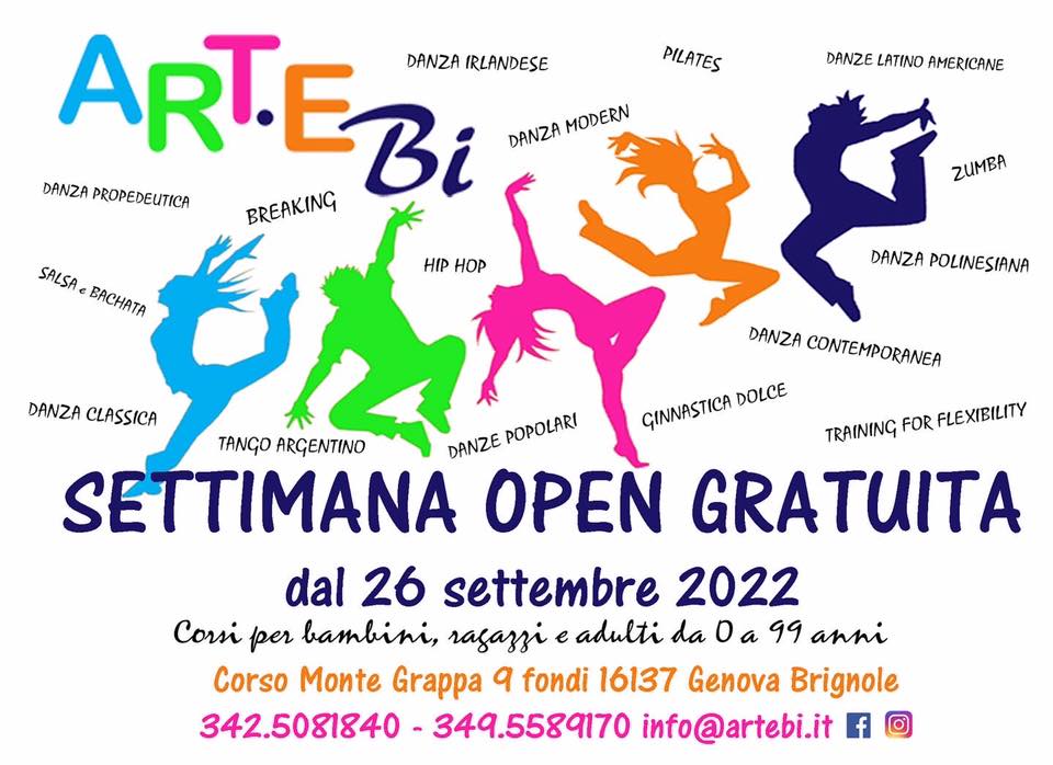 Settimana Open gratuita corsi